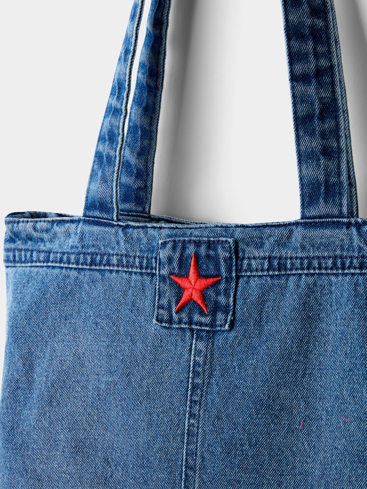 Joe Browns Blue Threads Denim Tote - Image 5 of 5