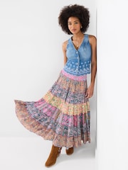 Joe Browns Boho Dreams Tiered Maxi Skirt - תמונה 5 מתוך 6