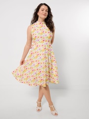 Joe Browns White Flora Sleeveless Dress - Image 3 of 6