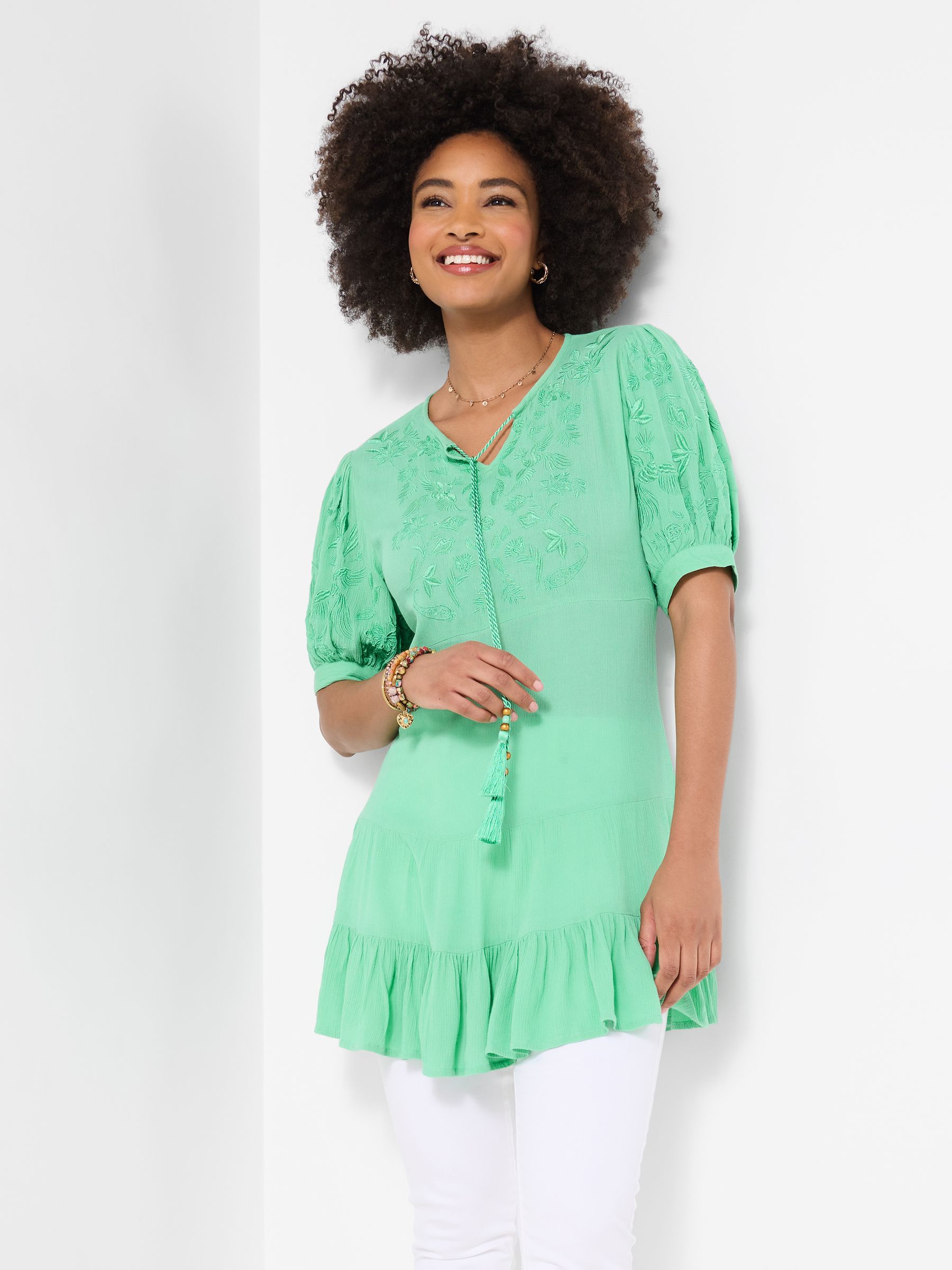 Joe Browns Women's Green With Envy Tunic - Image 1