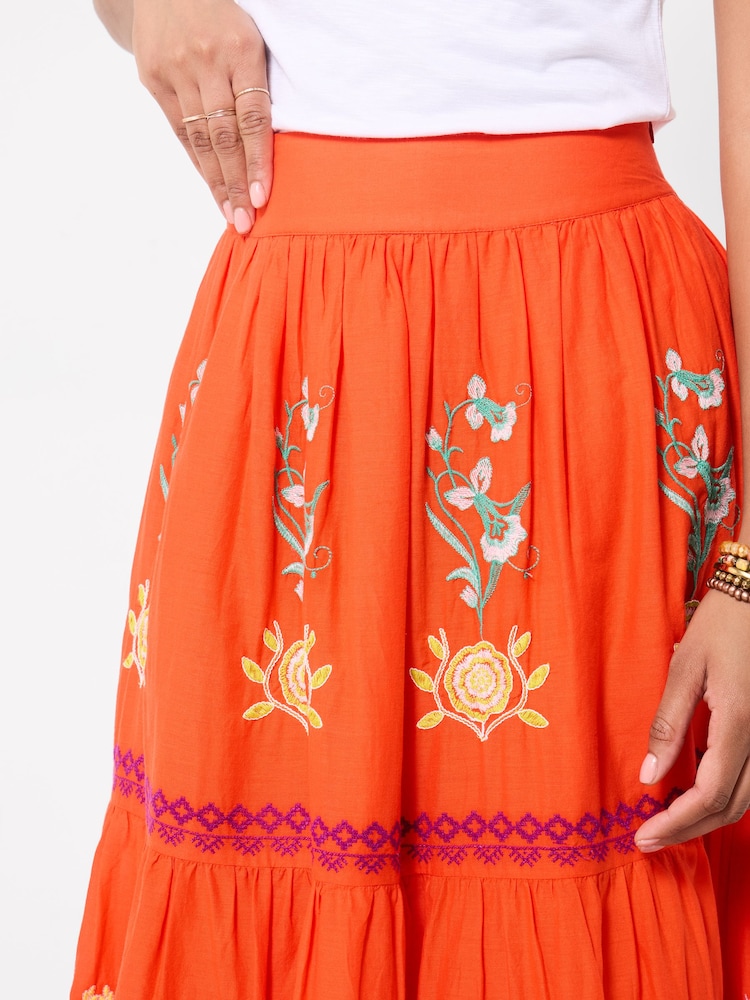 Joe Browns Remarkable Embroidered Maxi Skirt - 画像 2 / 5