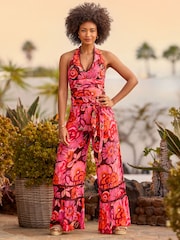 Joe Browns Fabulous Floral Wide Leg Trousers - Imagen 1 de 6