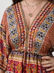 Joe Browns Orange Boho Beach Tunic - Image 2 of 6
