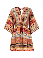 Joe Browns Orange Boho Beach Tunic - Image 6 of 6