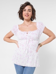 Joe Browns White Prettiest Ditsy Top - Image 1 of 5