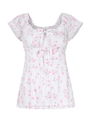 Joe Browns White Prettiest Ditsy Top - Image 5 of 5