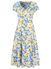 Joe Browns Blue Botanical Bees Dress - Image 6 of 6