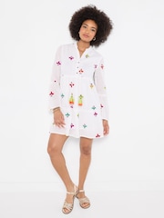 Joe Browns White Fabulous And Free Boho Tunic Dress - Image 5 of 6