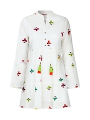 Joe Browns White Fabulous And Free Boho Tunic Dress - Image 6 of 6
