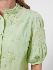 Joe Browns Green Patsy Embroidered Blouse - Image 4 of 5