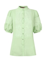 Joe Browns Green Patsy Embroidered Blouse - Image 5 of 5