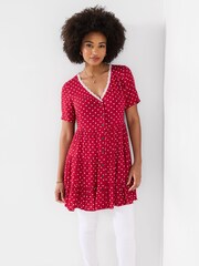 Joe Browns Red Summer Sunshine Spotty Tunic - Image 2 of 6