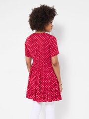 Joe Browns Red Summer Sunshine Spotty Tunic - Image 4 of 6
