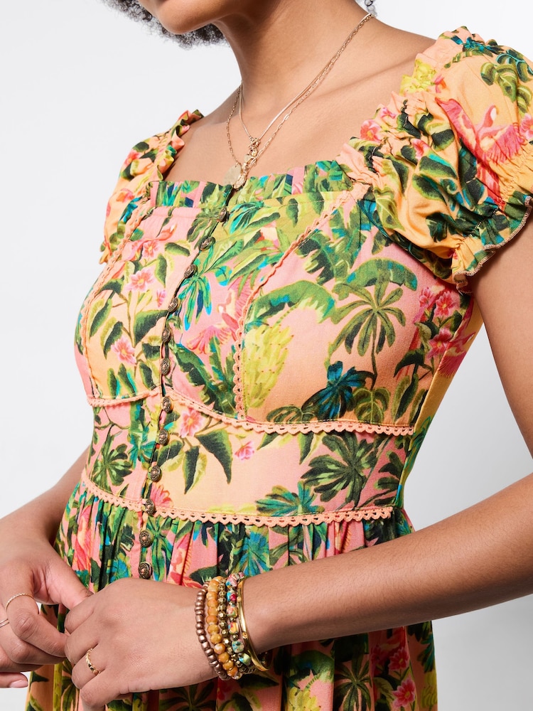 Joe Browns Sunset Beach Printed Maxi Dress - Image 2 of 5