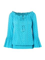 Joe Browns Blue Perfect Holiday Broderie Top - Image 6 of 6