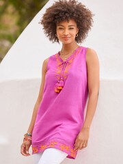 Joe Browns Pink Boho Beauty Tunic Top - Image 1 of 6