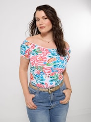 Joe Browns White Beautiful Boho Jersey Top - Image 2 of 6