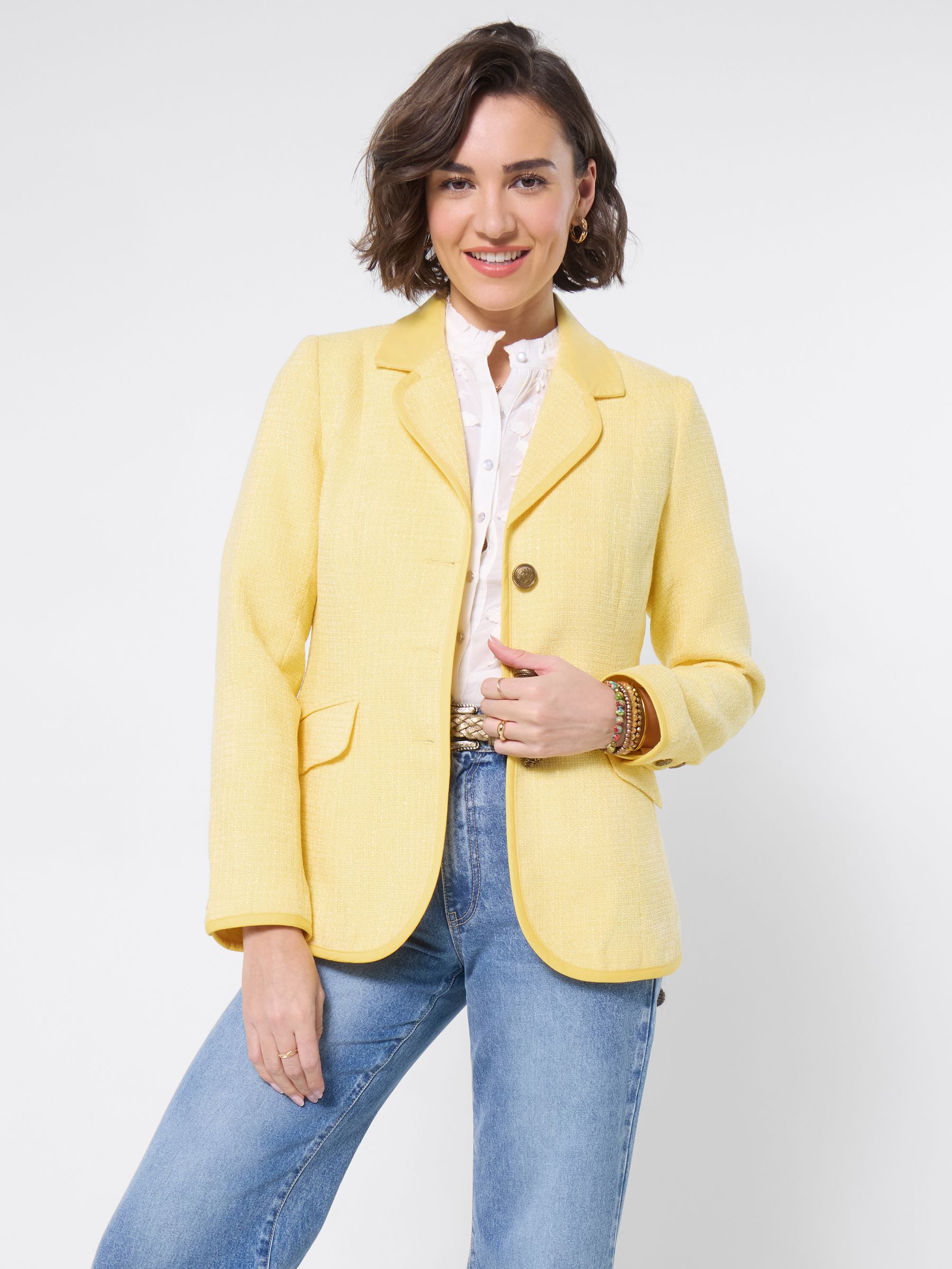 Joe Browns Women's Yellow Joe's Forever Favourite Jacket