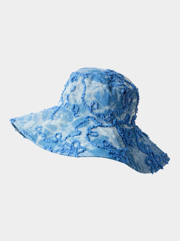 Joe Browns Blue Stitch Floppy Hat - Image 1 of 3