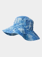 Joe Browns Blue Stitch Floppy Hat - Image 3 of 3