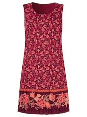 Joe Browns Red Remarkable Reversible Printed Tunic Top - Image 6 of 6
