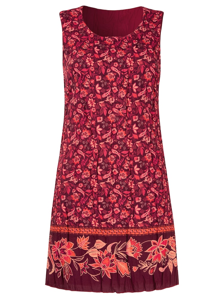 Joe Browns Red Remarkable Reversible Printed Tunic Top - Image 6 of 6