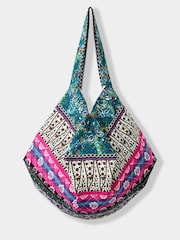 Joe Browns Green Savanna Patchwork Shopper - Image 1 of 3