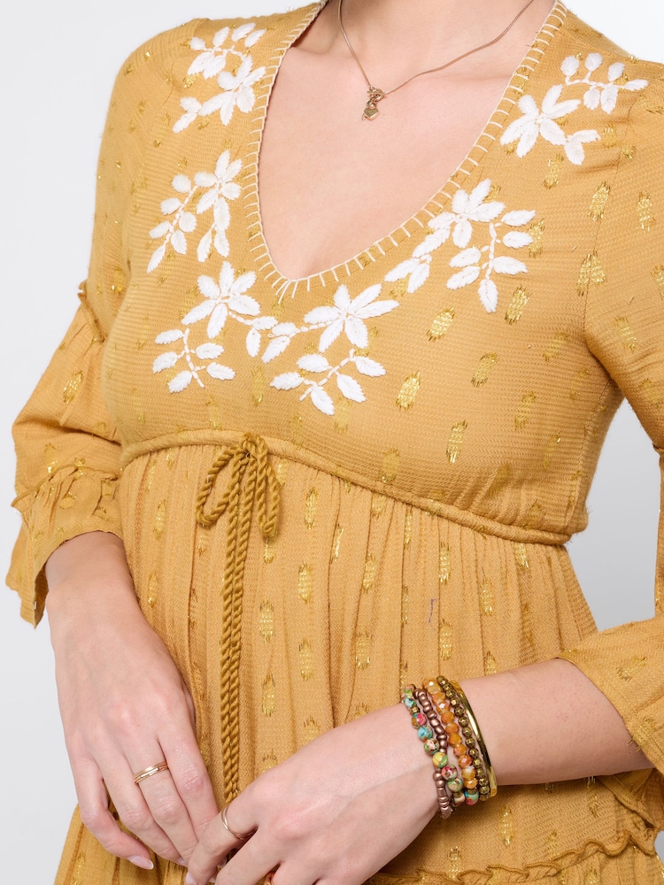Joe Browns Gold Sunset Dreams Tunic Dress - Image 2 of 6