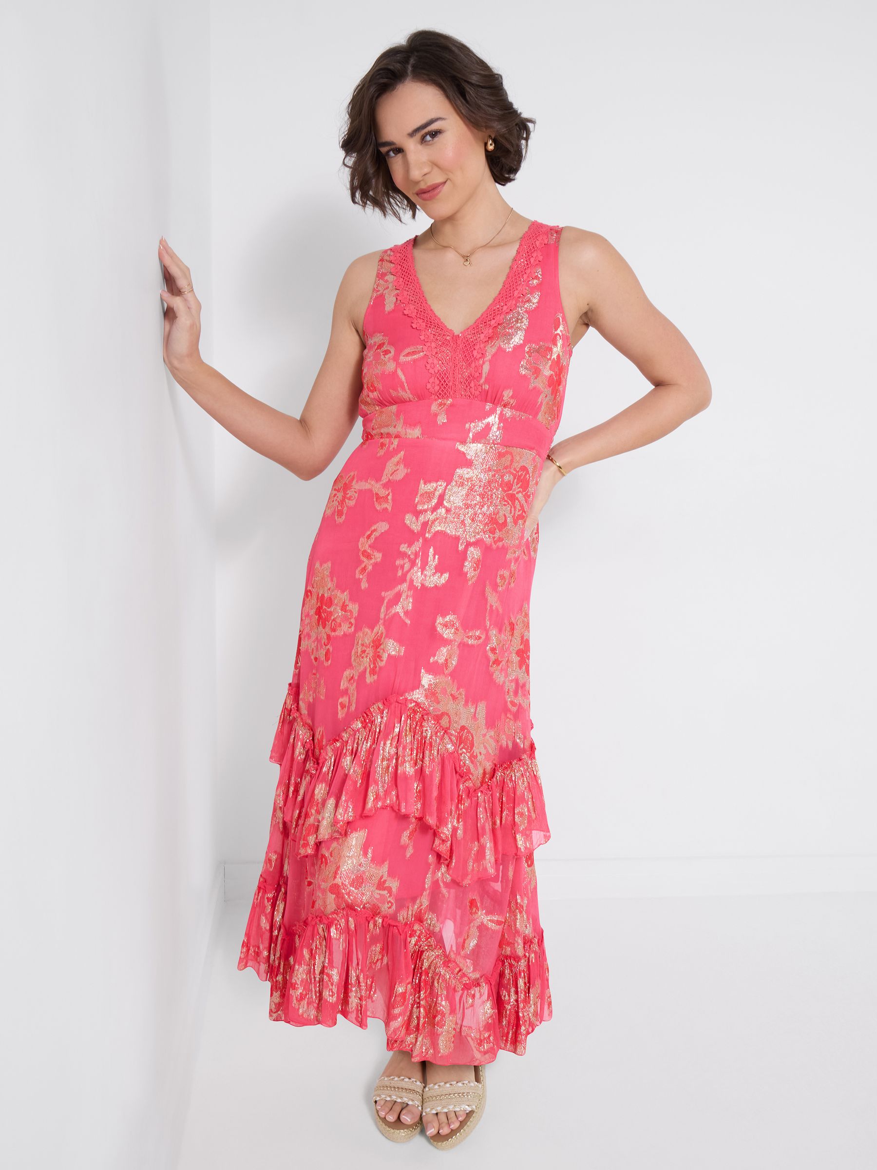 Buy Joe Browns Pink Juliette Jacquard Dress from the Next UK