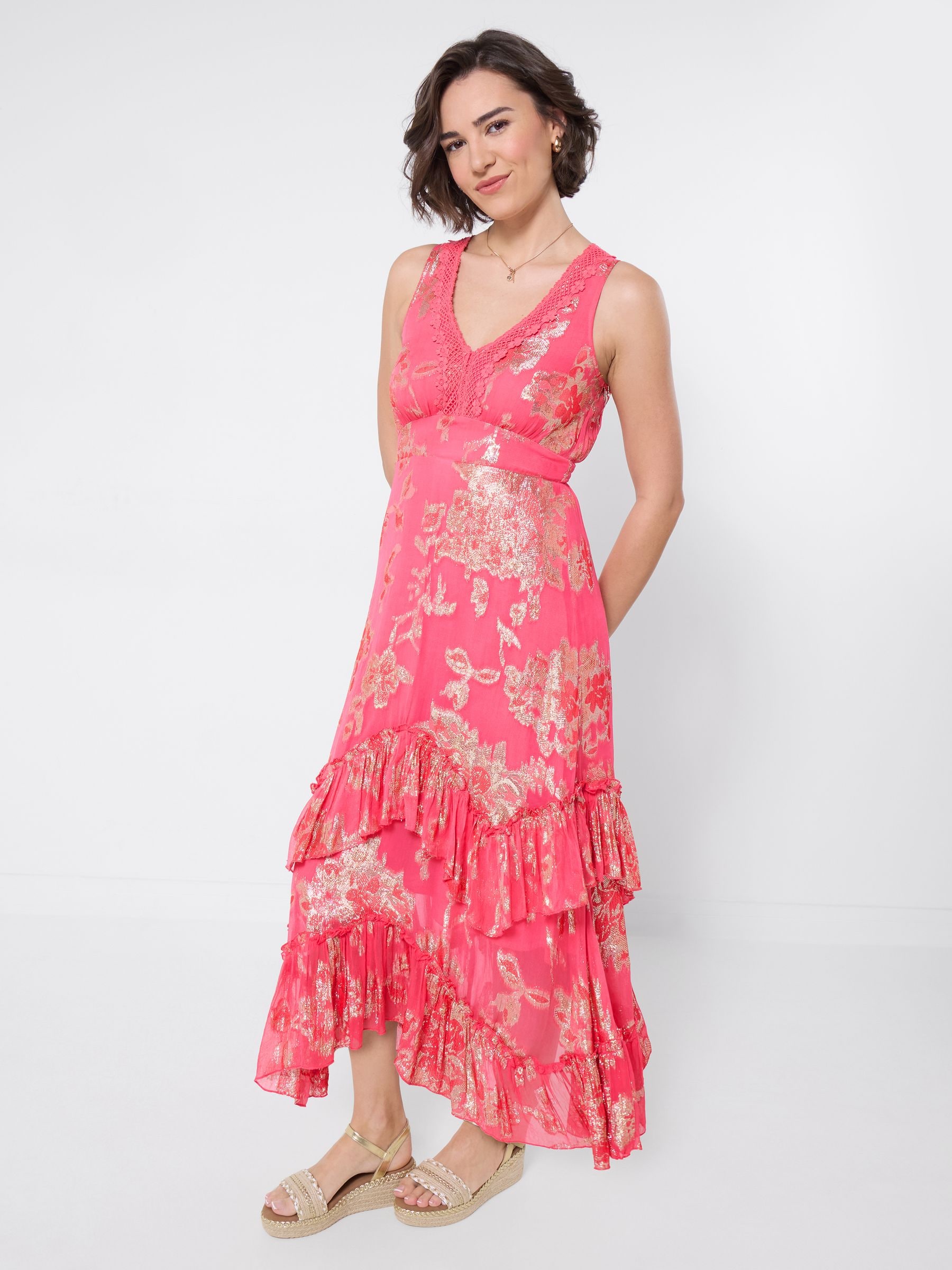 Buy Joe Browns Pink Juliette Jacquard Dress from the Next UK