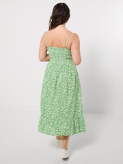 Joe Browns Green Clara Ditsy Printed Sundress - Image 4 of 6