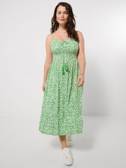 Joe Browns Green Clara Ditsy Printed Sundress - Image 5 of 6