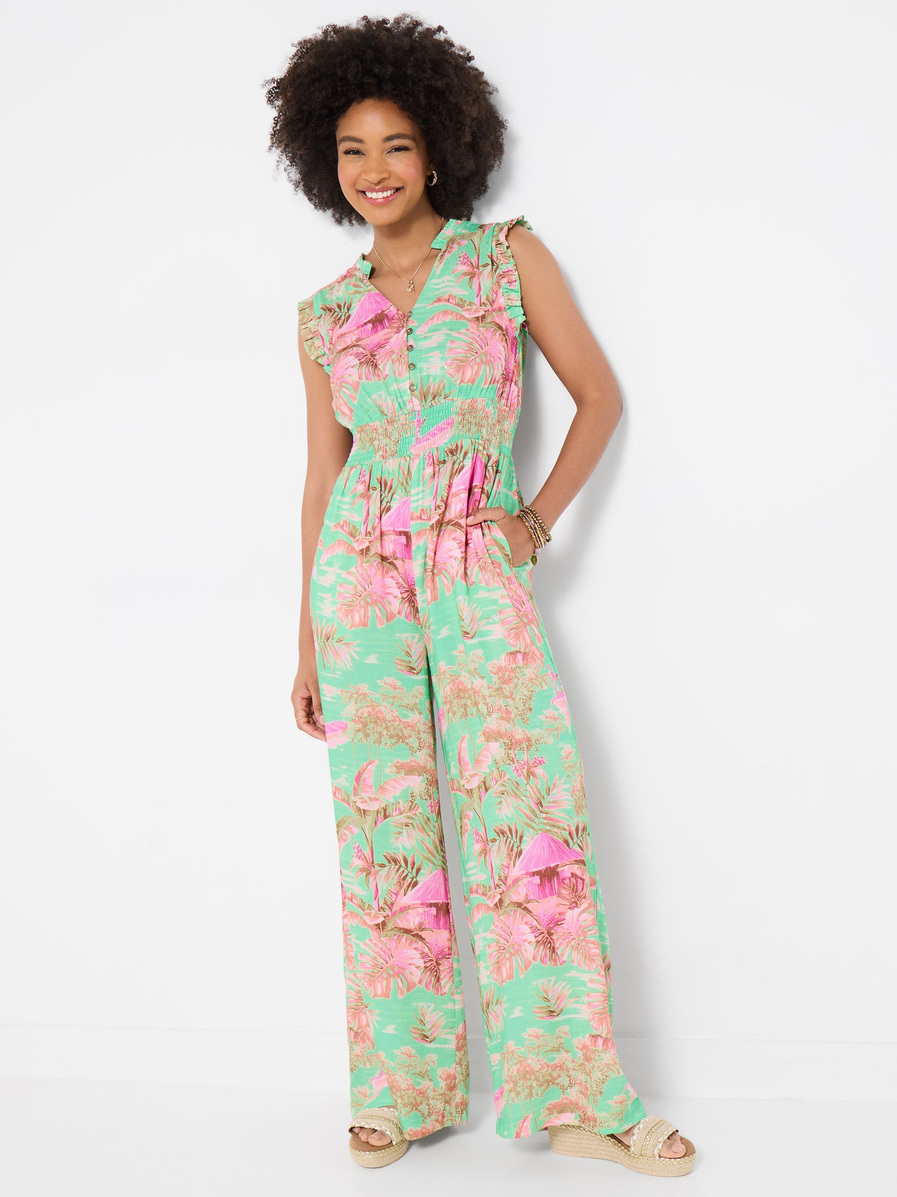 Buy Joe Browns Green Savannah Printed Jumpsuit from the Next UK