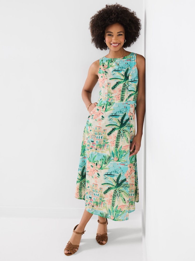 Joe Browns Blue Riviera Dreams Shift Dress - Image 1 of 5