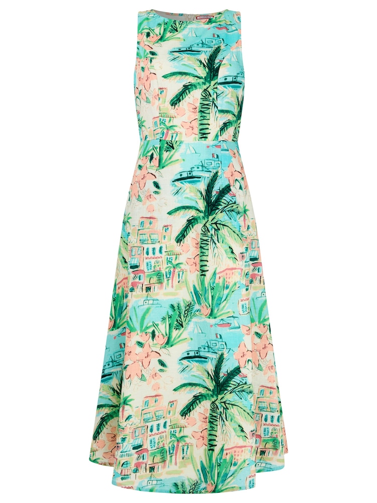 Joe Browns Blue Riviera Dreams Shift Dress - Image 5 of 5