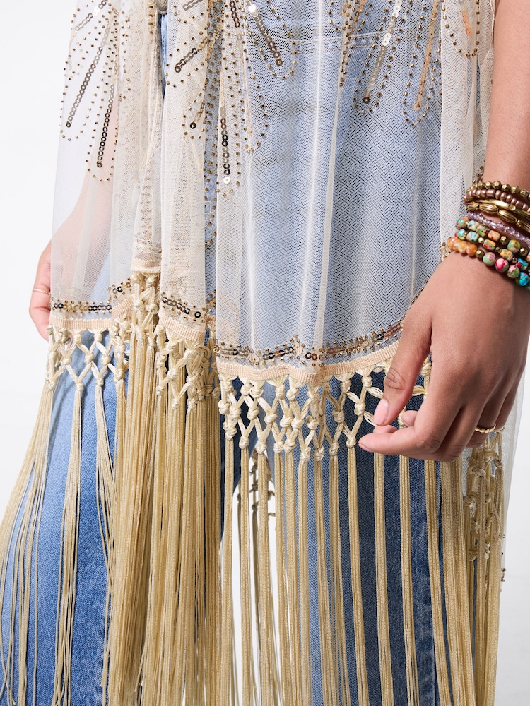 Buy Joe Browns Gold Sequin Devore Sunset Kimono from the Next UK online shop Buy Joe Browns Gold Sequin Devore Sunset Kimono from the Next UK online shop