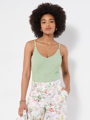 Joe Browns Green Tallulah Textured Cami - Image 2 of 5
