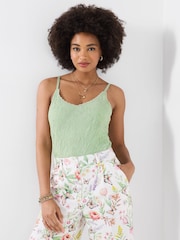 Joe Browns Green Tallulah Textured Cami - Image 3 of 5