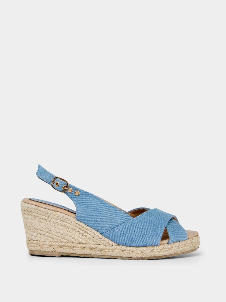 Joe Browns Blue Vintage Vacation Sandals - Image 1 of 3
