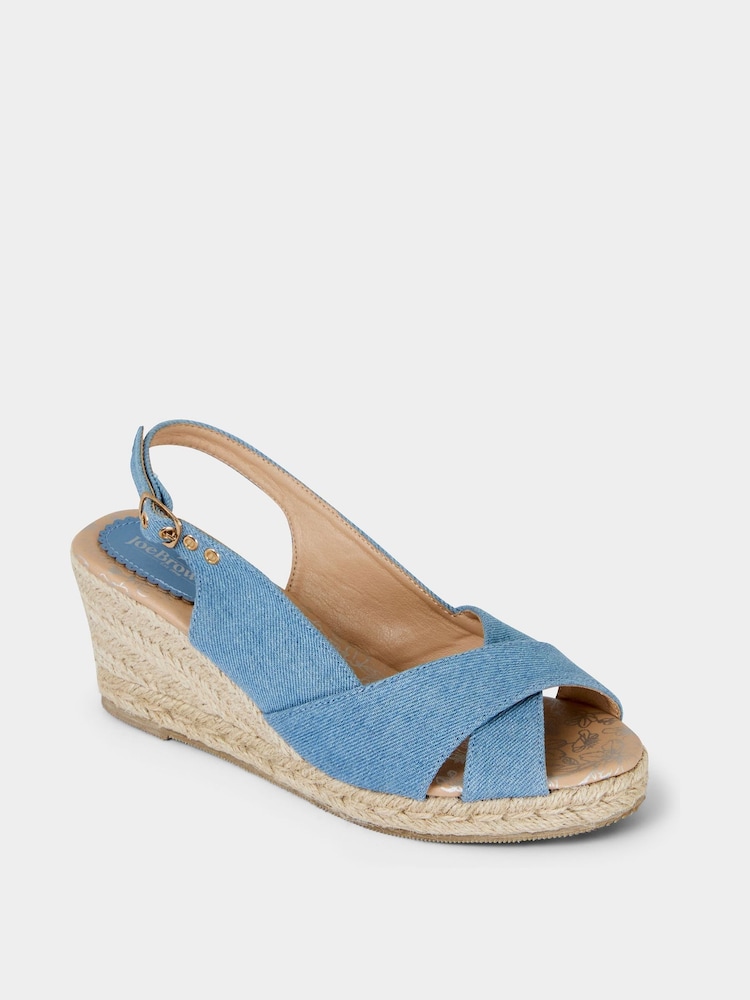 Joe Browns Blue Vintage Vacation Sandals - Image 2 of 3