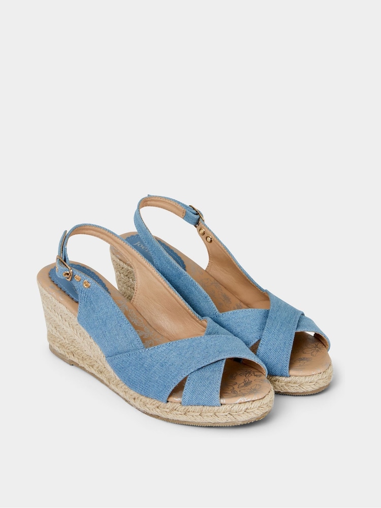 Joe Browns Blue Vintage Vacation Sandals - Image 3 of 3