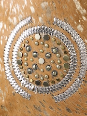 Joe Browns Yellow Wild Western Leather Studded Bag - Image 3 of 4