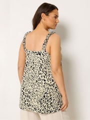 Yours Curve Natural Frill Vest Top - Image 3 of 5