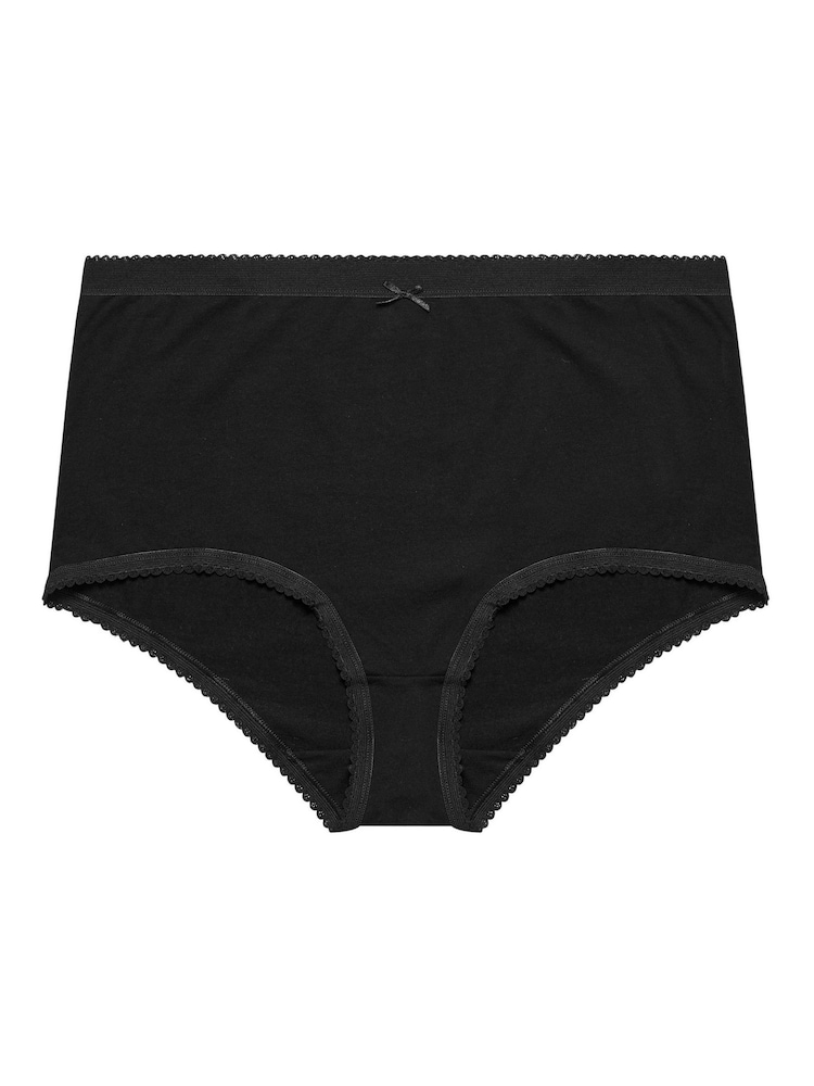 Yours Curve Pink Daisy Print 5 Pack Full Briefs - Image 10 of 10