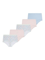 Yours Curve Pink 5 Pack Full Briefs - Image 5 of 10