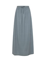 Long Tall Sally Blue Gingham Shirred Waist Skirt - Image 5 of 5