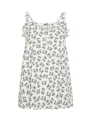 Yours Curve White Frill Vest Top - Image 5 of 5