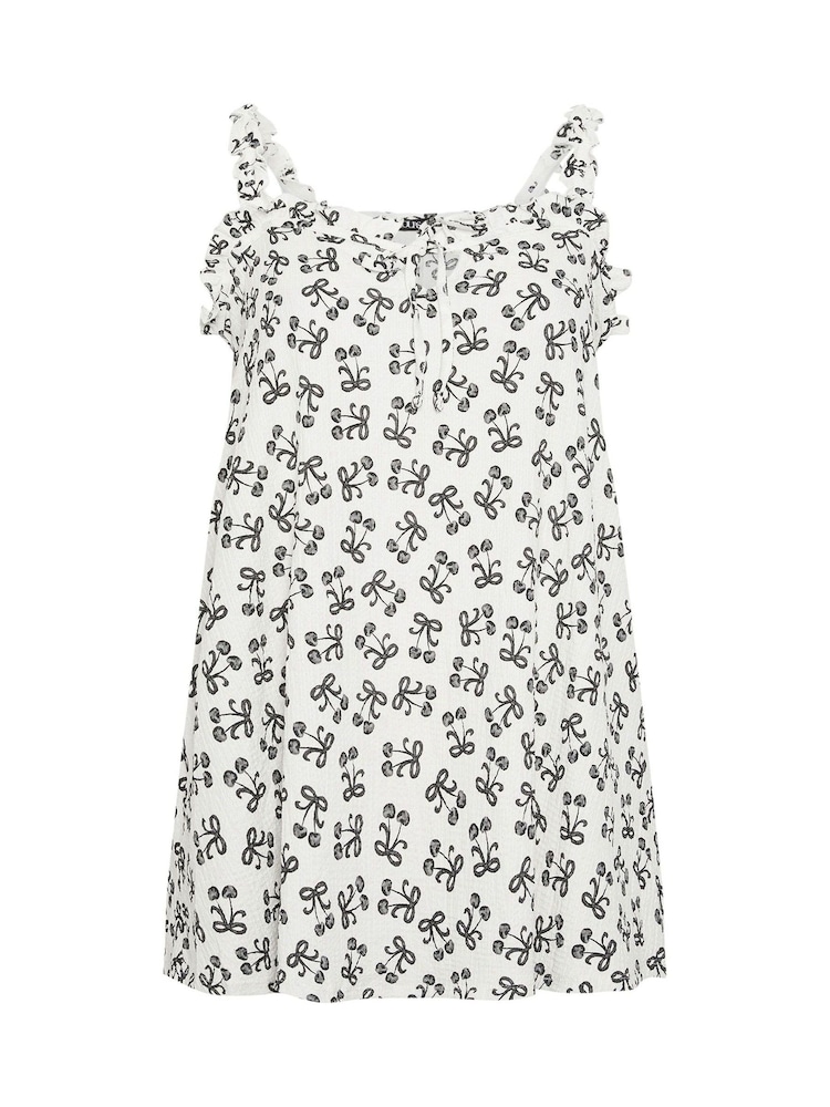 Yours Curve White Frill Vest Top - Image 5 of 5