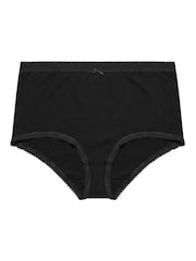 Yours Curve Pink Inky Floral Print 5 Pack Full Briefs - Image 6 of 9