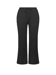 Yours Curve Brown Wide Leg Trousers 2 Pack - Image 7 of 8